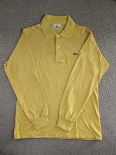 LACOSTE 長袖ポロシャツ　イエロー