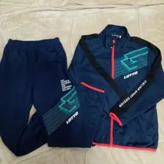 LOTTO ネイビー ジャージ (赤いアクセント)