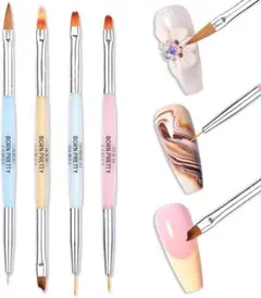 ネイルブラシセット ネイル 筆 ジェルネイルブラシ ネイルアート デザインペン