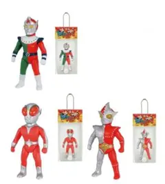 円谷プロ ヒーローズソフビ ボールチェーンマスコット ３種セット 新品 ガチャ