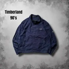 90s Timberland ツイルワークジャケット ヴィンテージジップブルゾンのサムネイル