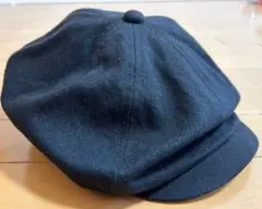 USA製ニューヨークハット新品Linen Big Appleリネン素材 大ぶり黒 USA製ニューヨークハット新品Linen Big Appleリネン素材 大ぶり黒