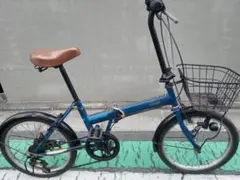 ❨商談中❩折り畳み自転車 20インチ ♦リユース自転車♦ 折りたたみ自転車 20インチ シマノ6段変速ギア 折畳み 自転車 折り畳み