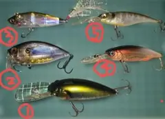 【Megabass】 ★クランクベイト 5点セットのサムネイル