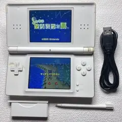 ML6【清掃&動作確認済】NintendoDS Lite クリスタルホワイト本体