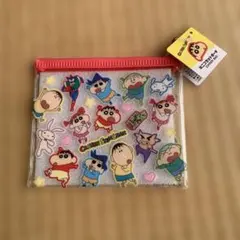クレヨンしんちゃん　ミニフラットポーチ