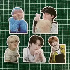 5枚セット　防水ステッカー　Stray Kids アイエン　韓国人気アイドル