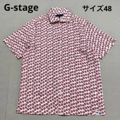 美品　G-stage（ジーステージ）　リネン100% 花柄シャツ　総柄　洗えるのサムネイル