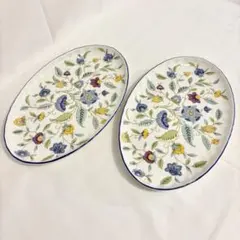 Gienジアン　フローラ　プレート　皿　ケーキ皿　Flora 2枚 Gienジアン フローラ プレート 皿 ケーキ皿 Flora 2枚 - メルカリ