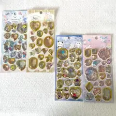 キラリン ジュエリー ジュエル シール★きらぷく　シール✨　4点セット【海外製】