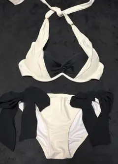 AGNEL swan bikini bra ホワイトスワンビキニブラ Mサイズ - メルカリ