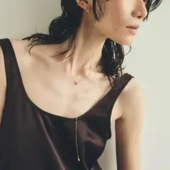 Noble ucalypt stemラインチェーンネックレス - メルカリ