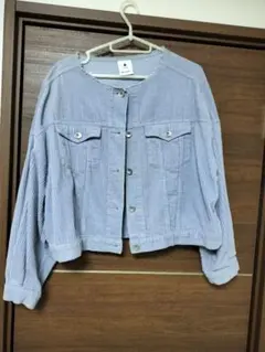 niko and ... 薄い青 コーデュロイジャケット