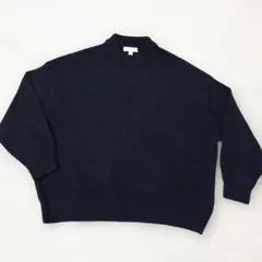 ゆったりシルエット H&M 黒 タートルネックセーター