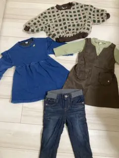 ベビー・キッズ服まとめ売り 秋冬　ワンピース　トップス　デニム