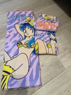 うる星やつら　バスタオル&フェイスタオル　セット うる星やつら バスタオル&フェイスタオル セット