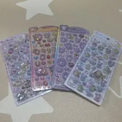 【正規品】うるちゅるポップシール　サンリオ　クロミ　アニマル　フワフワらびちゃん