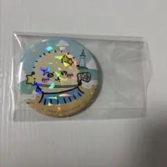 ちいかわ スカイツリー ホログラム缶バッジ ラッコ