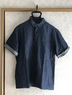 n-s シャンブレーシャツ　ビッグシルエット