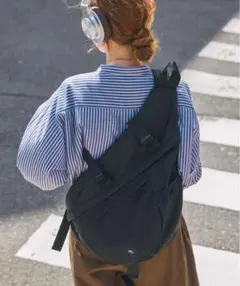 MONO-MART LADY'S ナイロンワンショルダーボディバッグ　ブラック