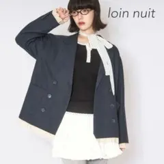 美品　フリルレイヤードデザインジャケットloin nuit ロワンニュイ