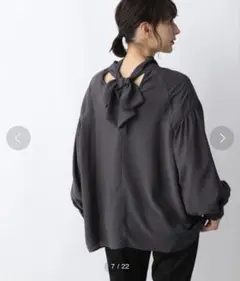 【apart by lowrys】ハイネックボウタイブラウス