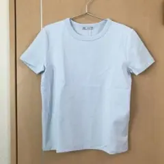 新品　ZARA 水色 半袖 Tシャツ シンプル
