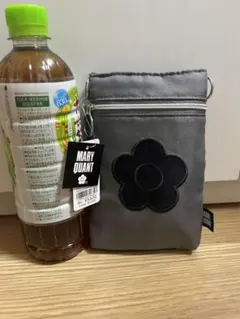 MARY QUANT グレー フラワーポーチ
