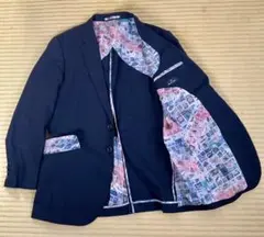 Paul Smithテーラードジャケット 切手柄　サイズM
