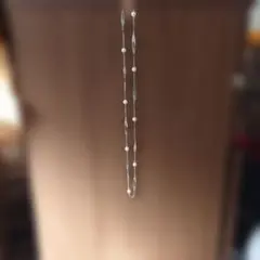 シルバーとリーフモチーフ ネックレス