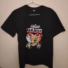 NewJeans パワーパフガールズ コラボ Tシャツ ブラック