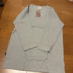新品タグ付き AVIREX アヴィレックス 長袖 ワッフルTシャツ XL グレーのサムネイル