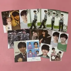 なにわ男子　長尾謙杜　デタカ　厚紙　証明写真風カード　切り抜き