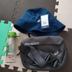 オリンピック 2WAY バッグ 帽子 ハット 水筒 アシックス ボランティア