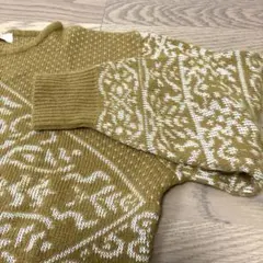 レディース　ニット　RENOWN レナウン　70年代　80年代　古着