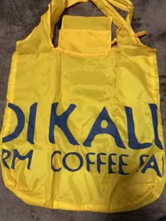 カルディ　エコバッグ　伝説　イエロー