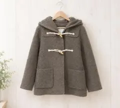 niko andニコアンド切り替えダッフルコートケーブル中綿 L 美品 - メルカリ