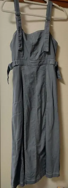 オリーブデオリーブ　ロングワンピース　ジャンパースカート　サロペットM未使用