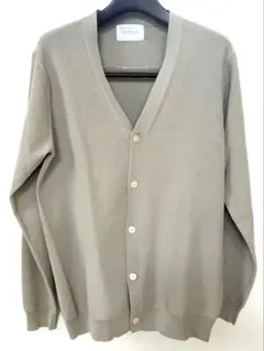 UR DOORS カノコ編みカーディガン M ベージュ コットン混 春秋 羽織