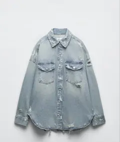 ダメージデニムジャケット TRF