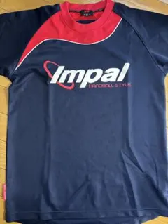 Impal ハンドボールスタイル Tシャツ ネイビー/レッド