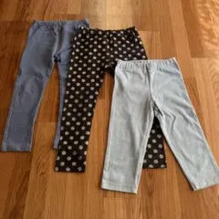 UNIQLOキッズレギンスパンツ3点セット☆