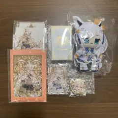 白上フブキ 誕生日記念2024 直筆サイン入りフルセット 数量限定ver 白上フブキ 誕生日記念2024 箔押し複製サイン入り書き下ろし
