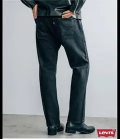 【美品】エディフィス別注　Levi's 501 ブラックデニム　32×28のサムネイル
