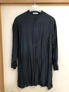 グリーム Gleam シャツ ブラウスブラック　長袖ボタンアップシャツ