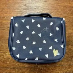 Cocoonist ハート柄ハンギングポーチ　ネイビーのサムネイル