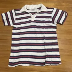 ストライプ ポロシャツ 半袖