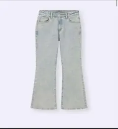 GU スリムフレアジーンズ+EC(丈短め) オンライン限定