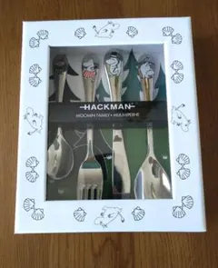 フィンランド製　HACKMANハックマン　木柄ステンレススプーン6本　希少品 フィンランド製 HACKMANハックマン 木柄ステンレススプーン6本