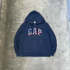 00s OLD GAP ジップパーカー 短丈　ストリートarchive y2k